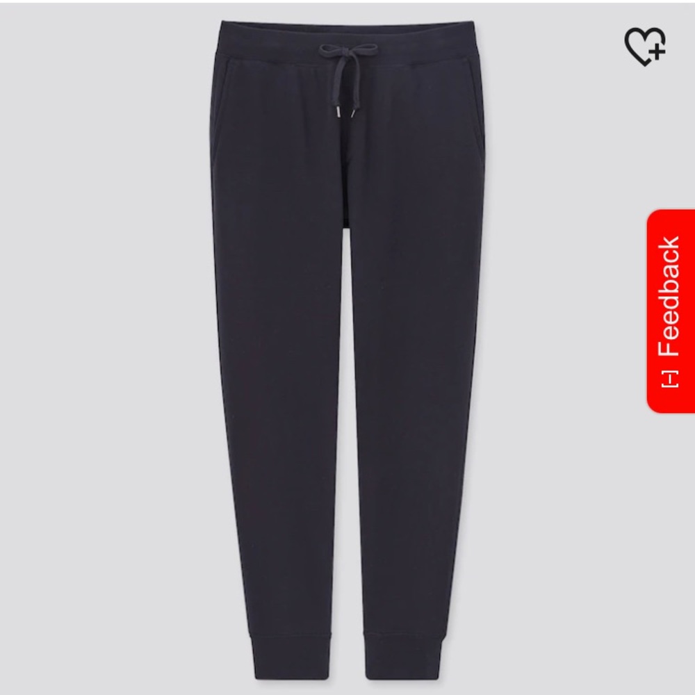 Uniqlo Womens jogger/unisex navy jogger cotton blend pant XS worn once too small